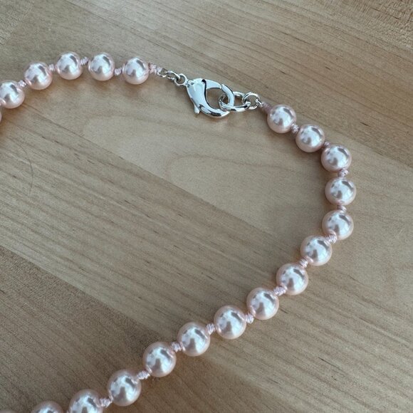 Sandy Liang Gateaux Necklace in Pink - Picture 6 of 7